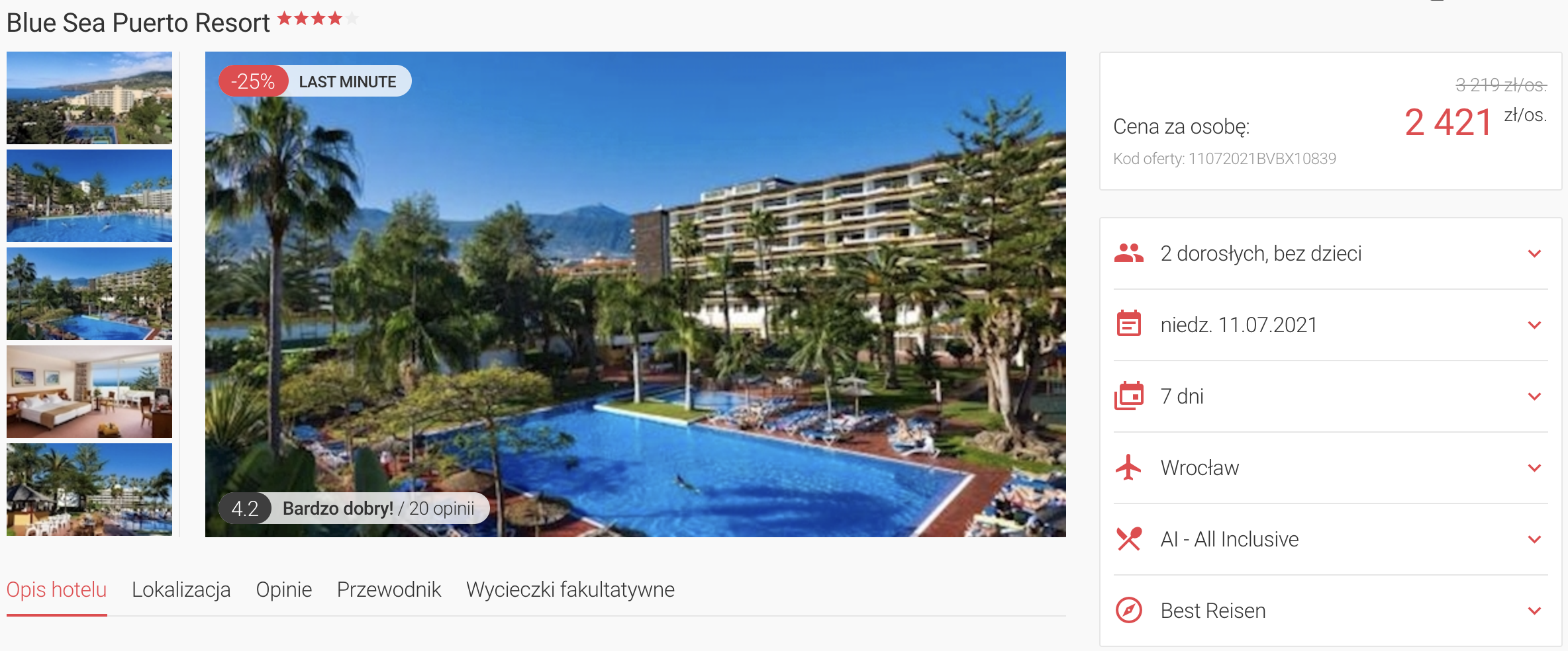 zarezerwuj wczasy na teneryfie