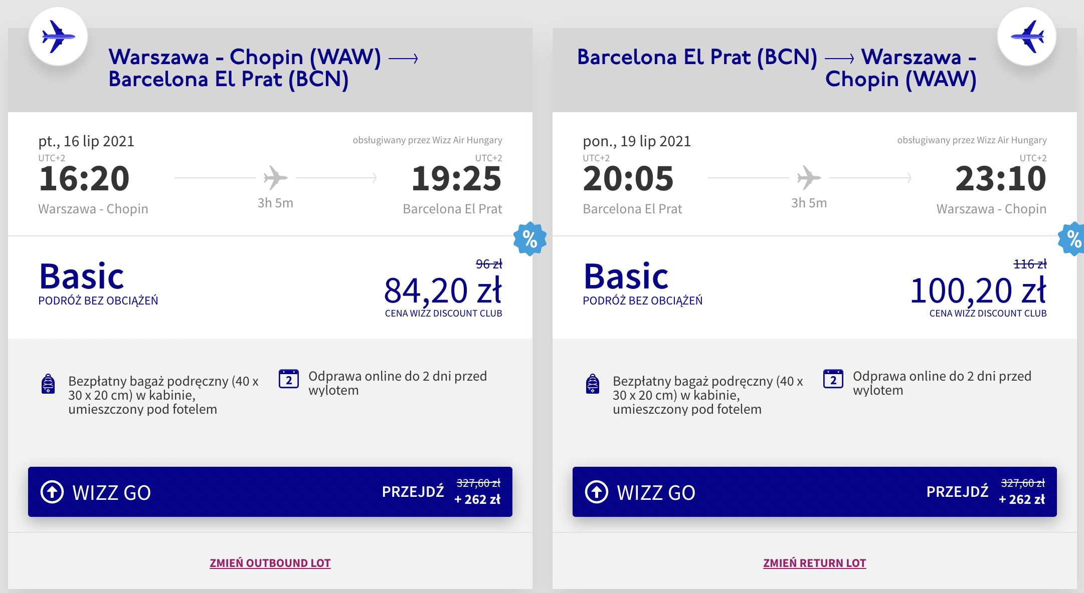 zarezerwuj loty do barcelony