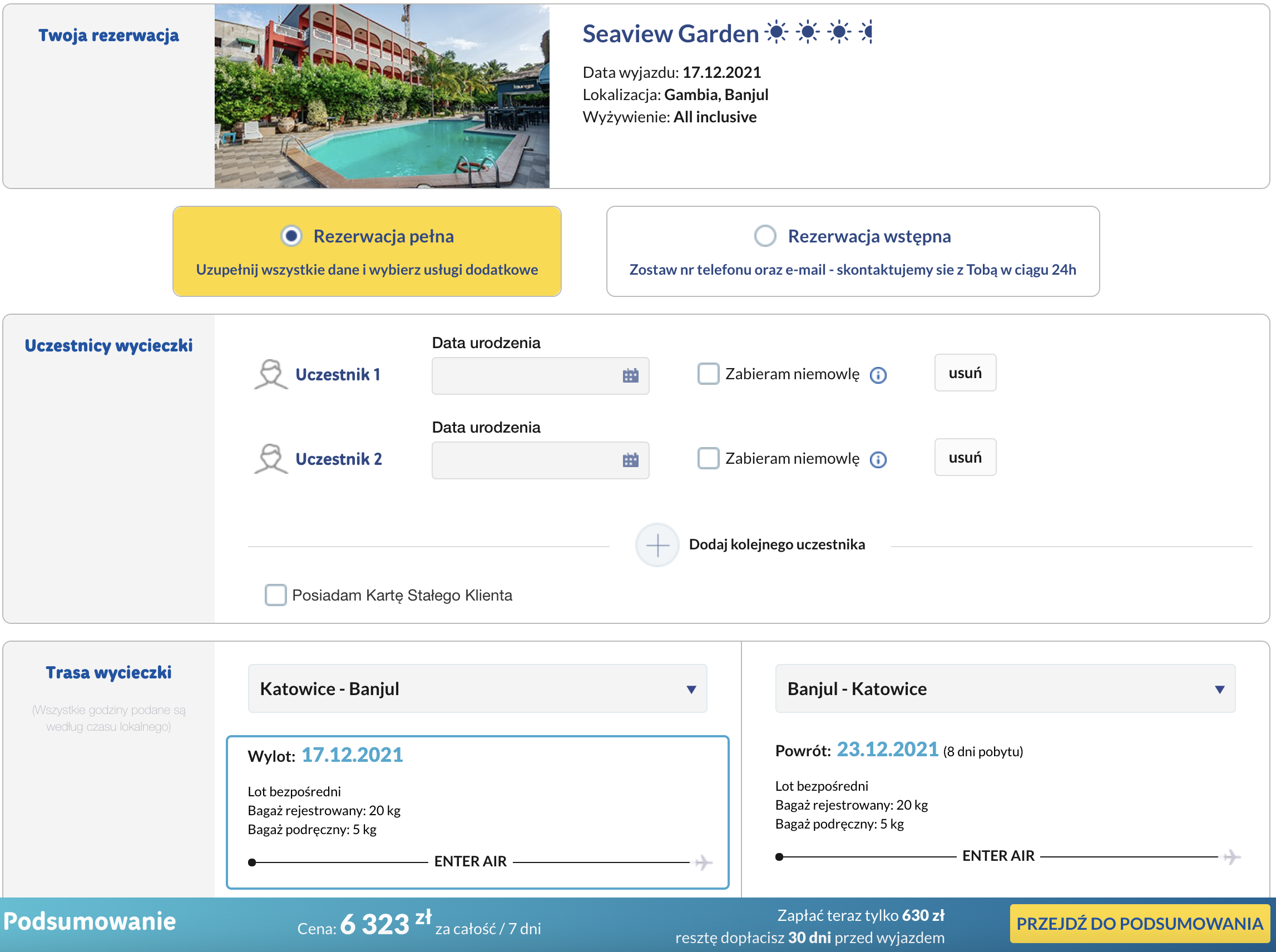 zarezerwuj wczasy w gambii