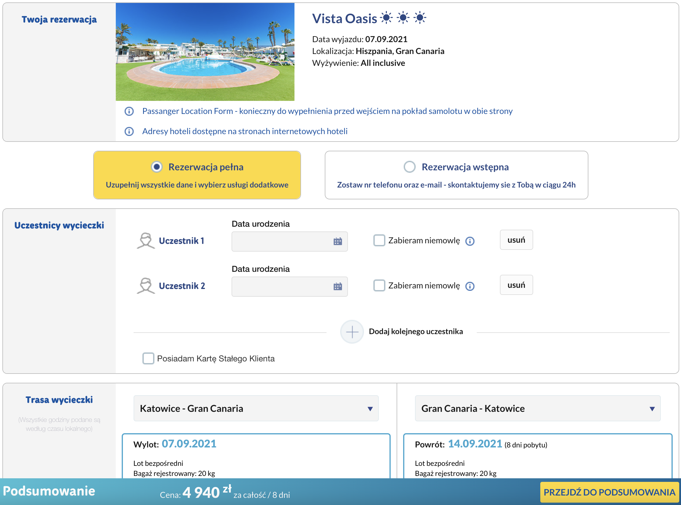 zarezerwuj wczasy na gran canarii