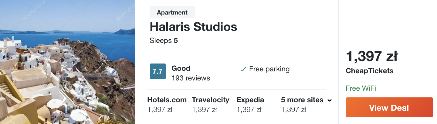 zarezerwuj hotel na santoryn