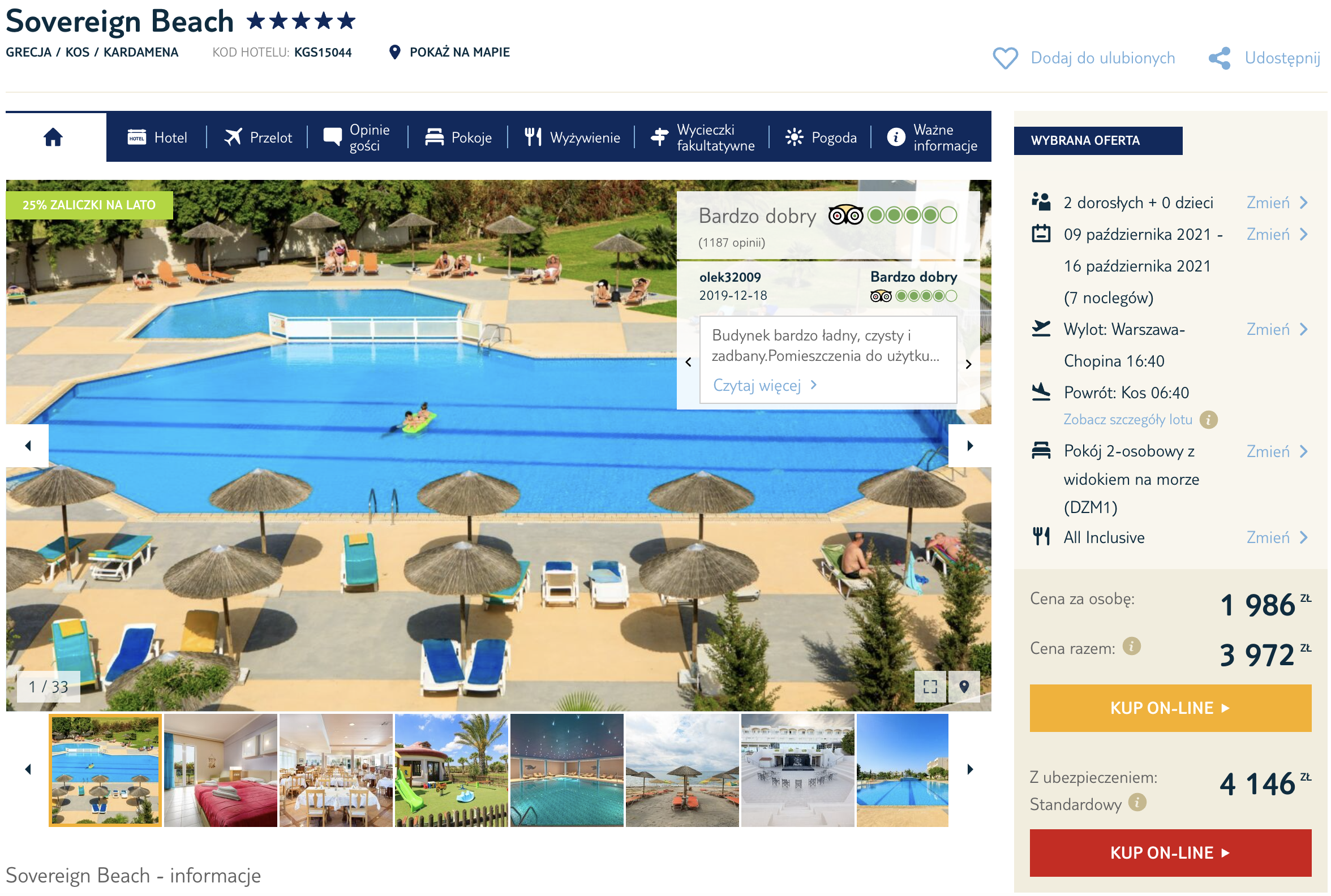 zarezerwuj wczasy na kos