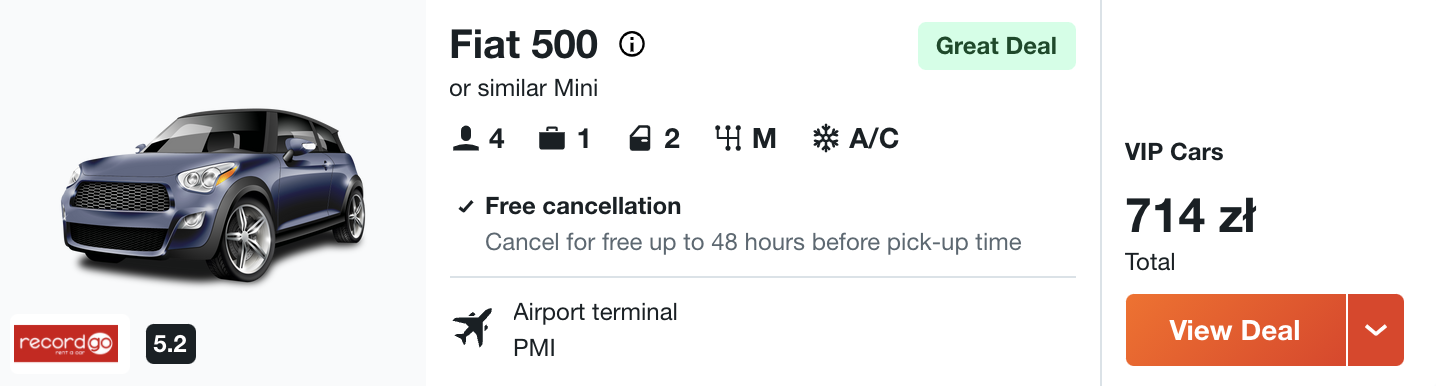 zarezerwuj auto na krecie