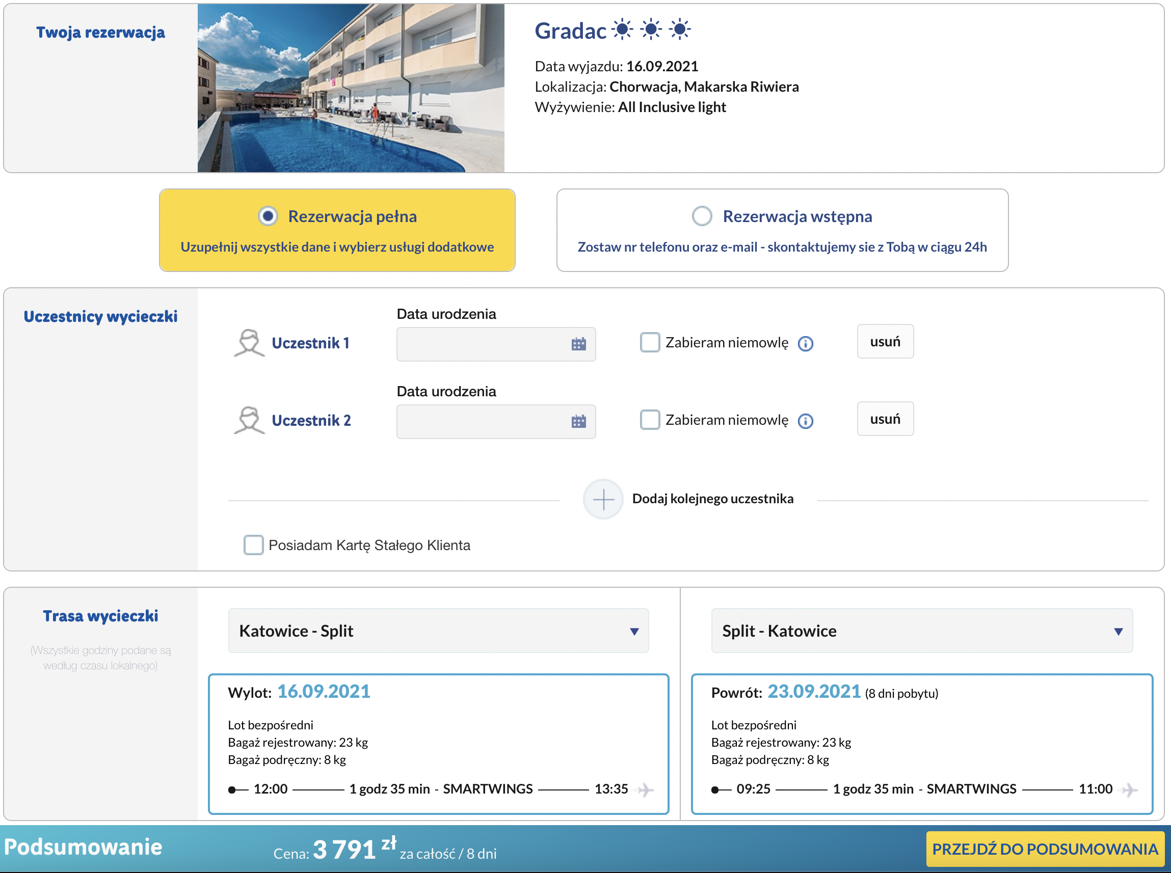zarezerwuj wczasy w chorwacji