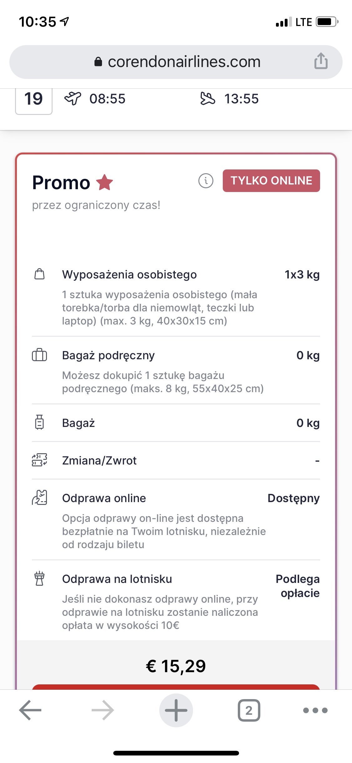 corendon airlines