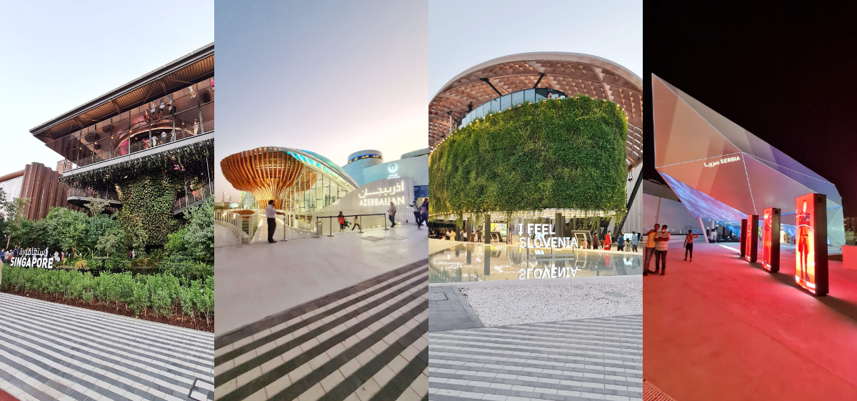 Basen z kulkami, żywy las tropikalny i… Cyberpunk. Wiemy, jakie cuda kryją pawilony EXPO 2020!