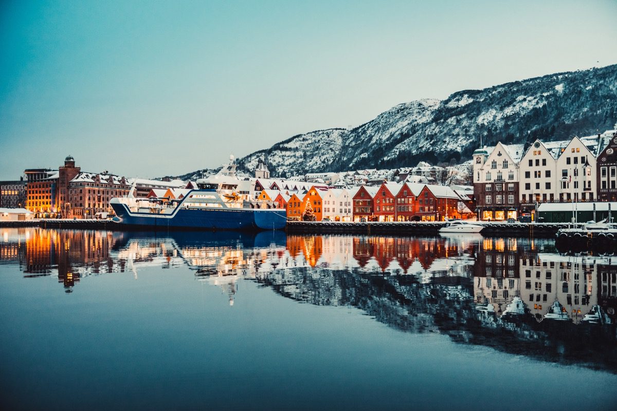 Sylwester w Norwegii: loty do Bergen z Krakowa i Gdańska za 98 PLN