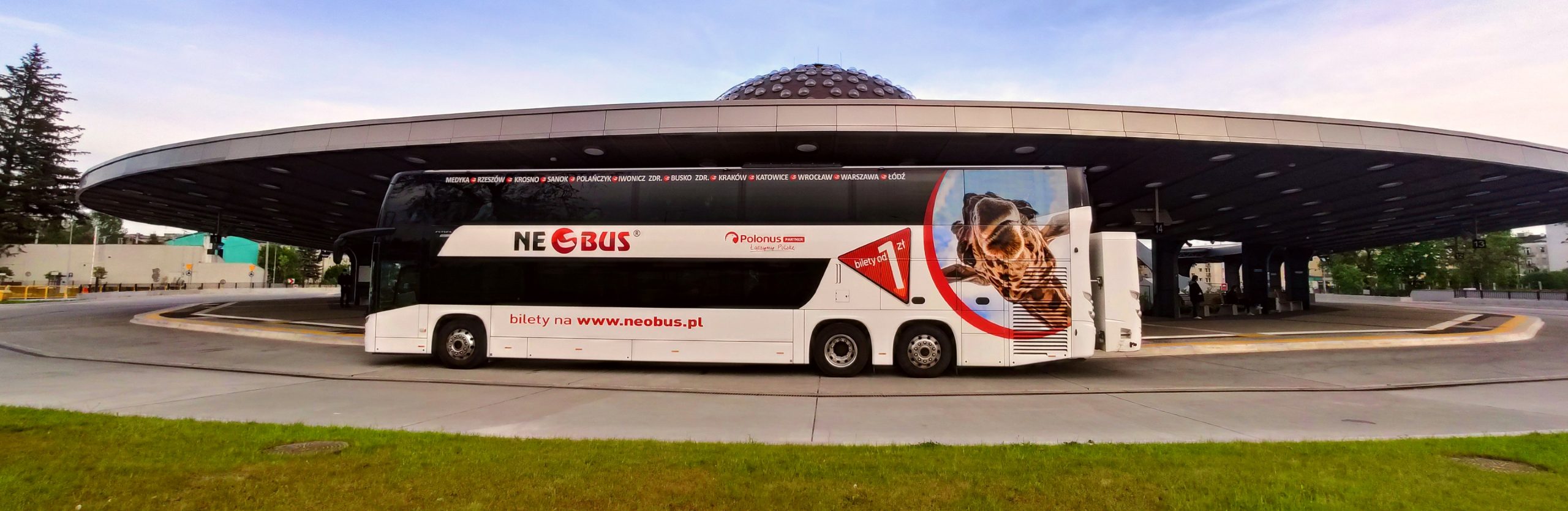 NEOBUS z biletami na październik od 1 PLN! Warszawa, Kraków, Wrocław, Rzeszów i inne miasta