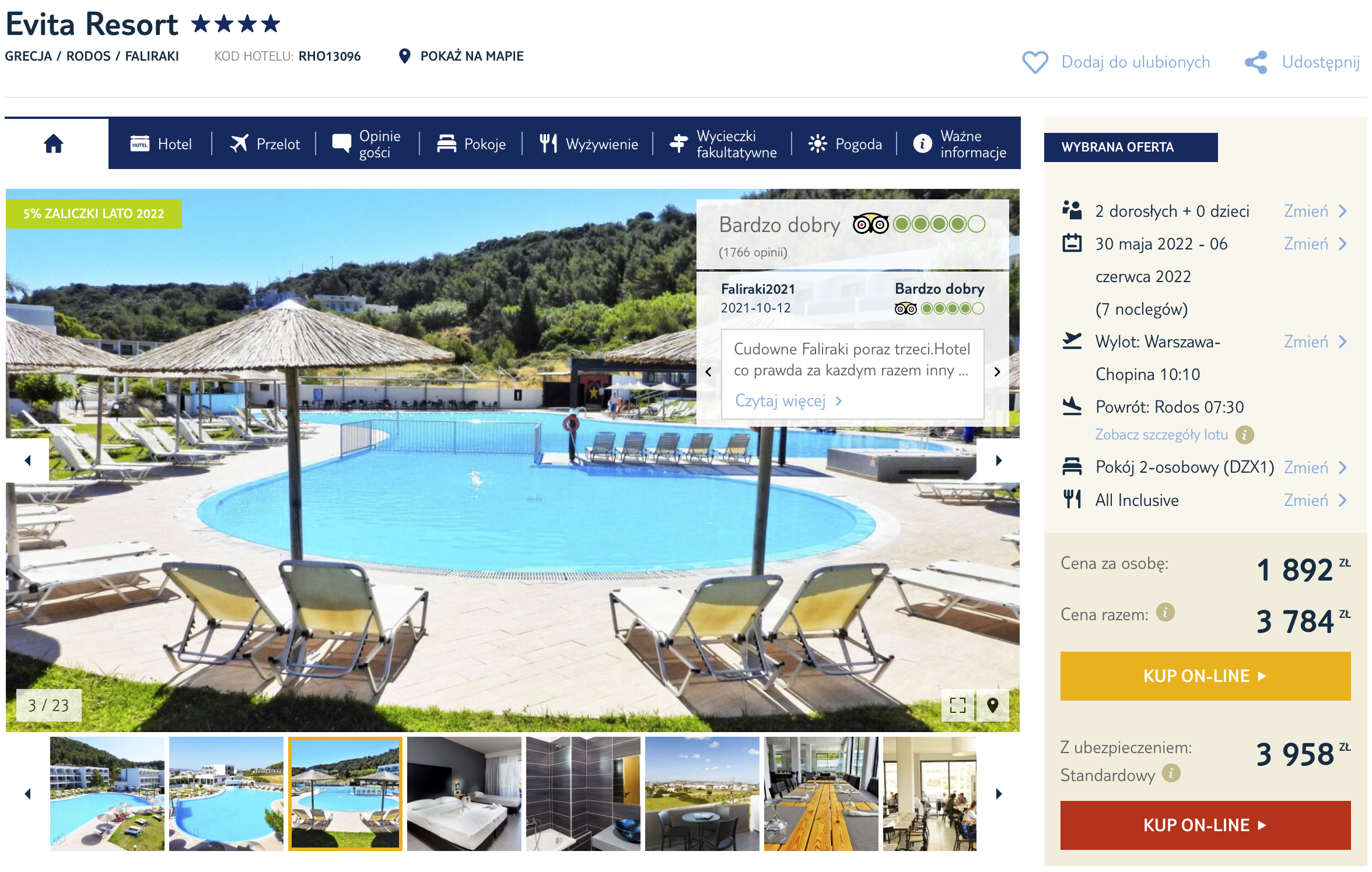 zarezerwuj wczasy na rodos