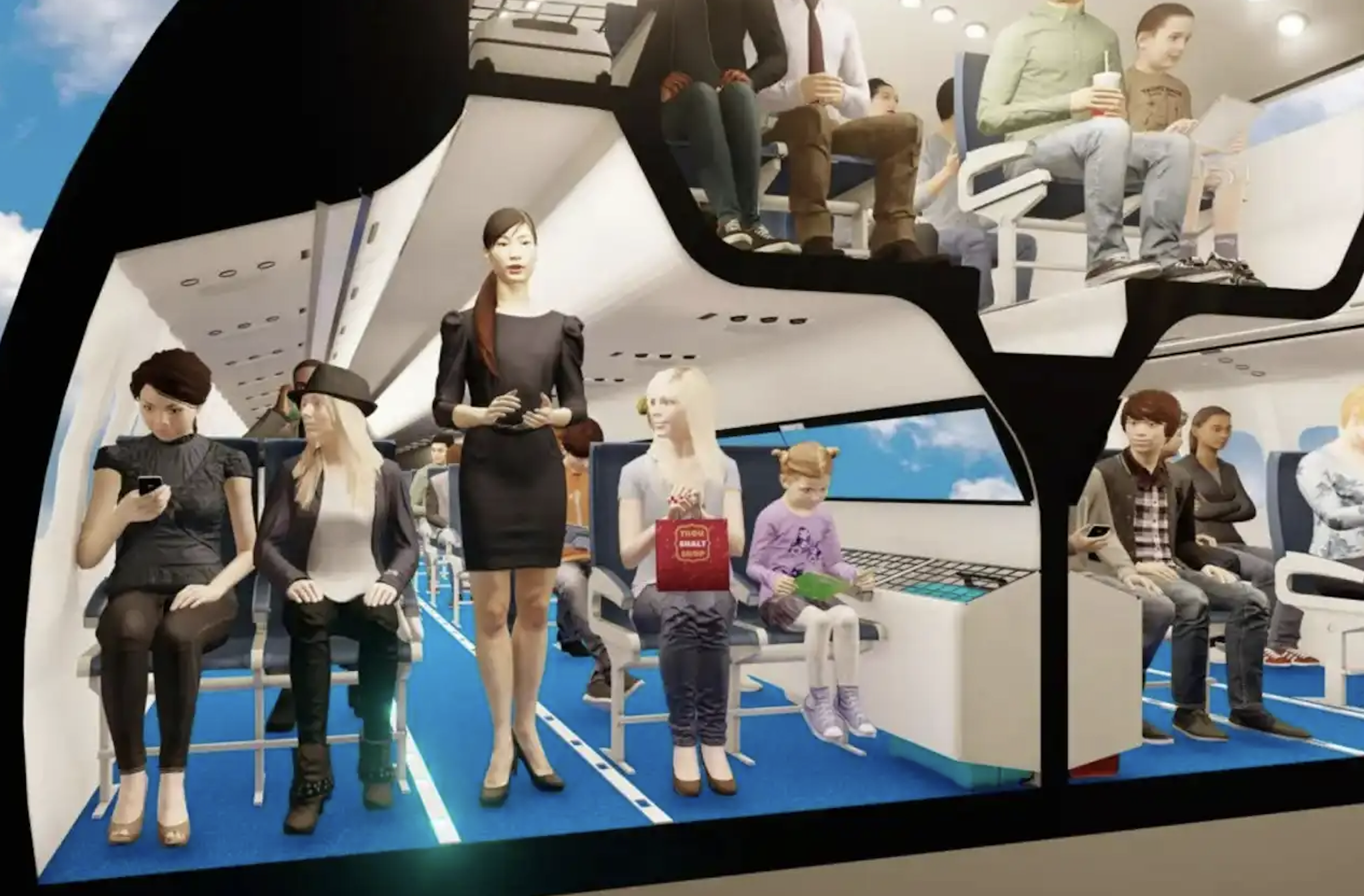 Czy klasę ekonomiczną czeka rewolucja? Z samolotów zniknie znienawidzony środkowy fotel, pojawią się też łóżka