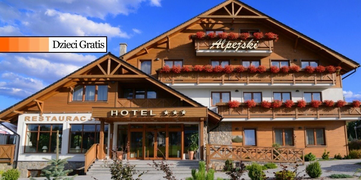 Polanica-Zdrój: hotel Alpejski z wyżywieniem od 299 PLN/pokój. Dzieci gratis!