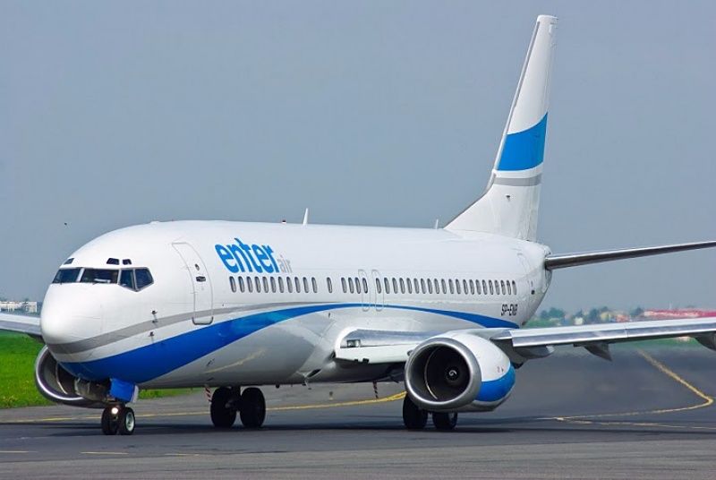 Samolot Enter Air z turystami z Polski wleciał w zamkniętą przestrzeń powietrzną Ukrainy!
