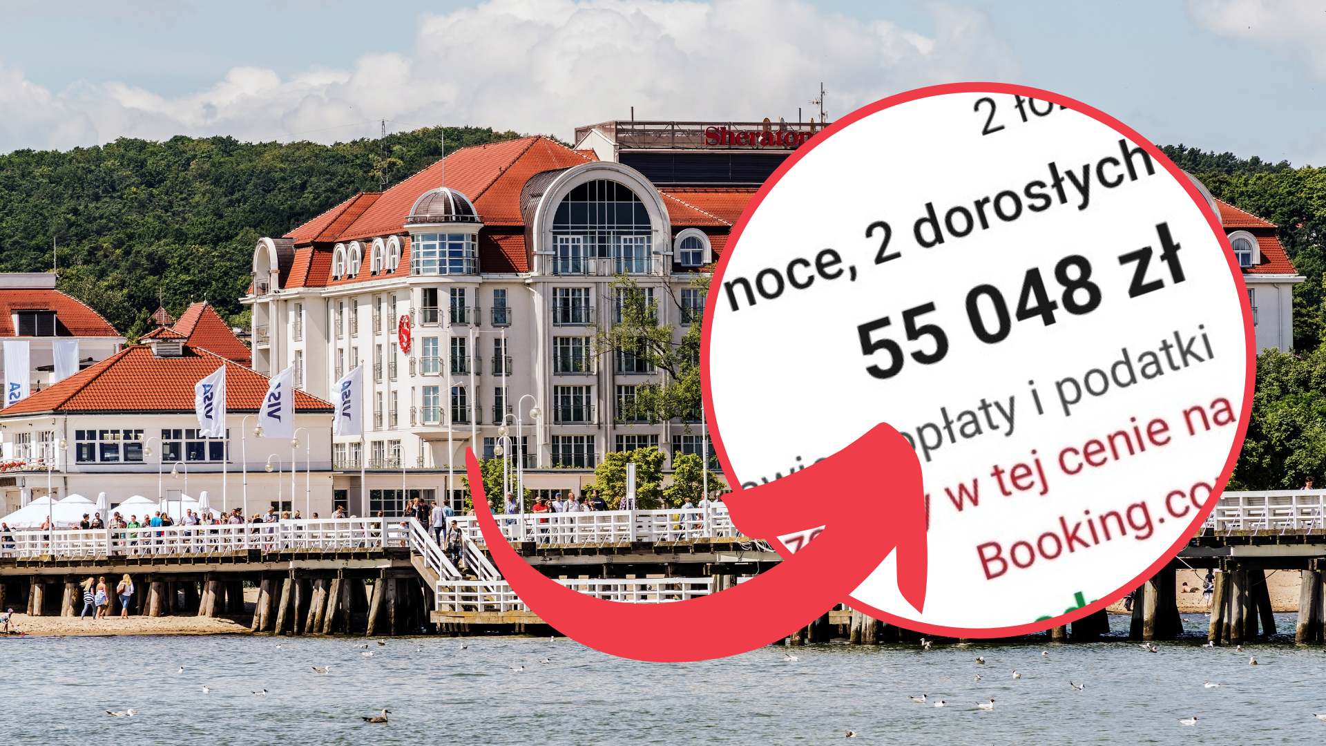 To nie żart! Hotel w Sopocie wycenił dwie doby hotelowe na… 55 tysięcy złotych!