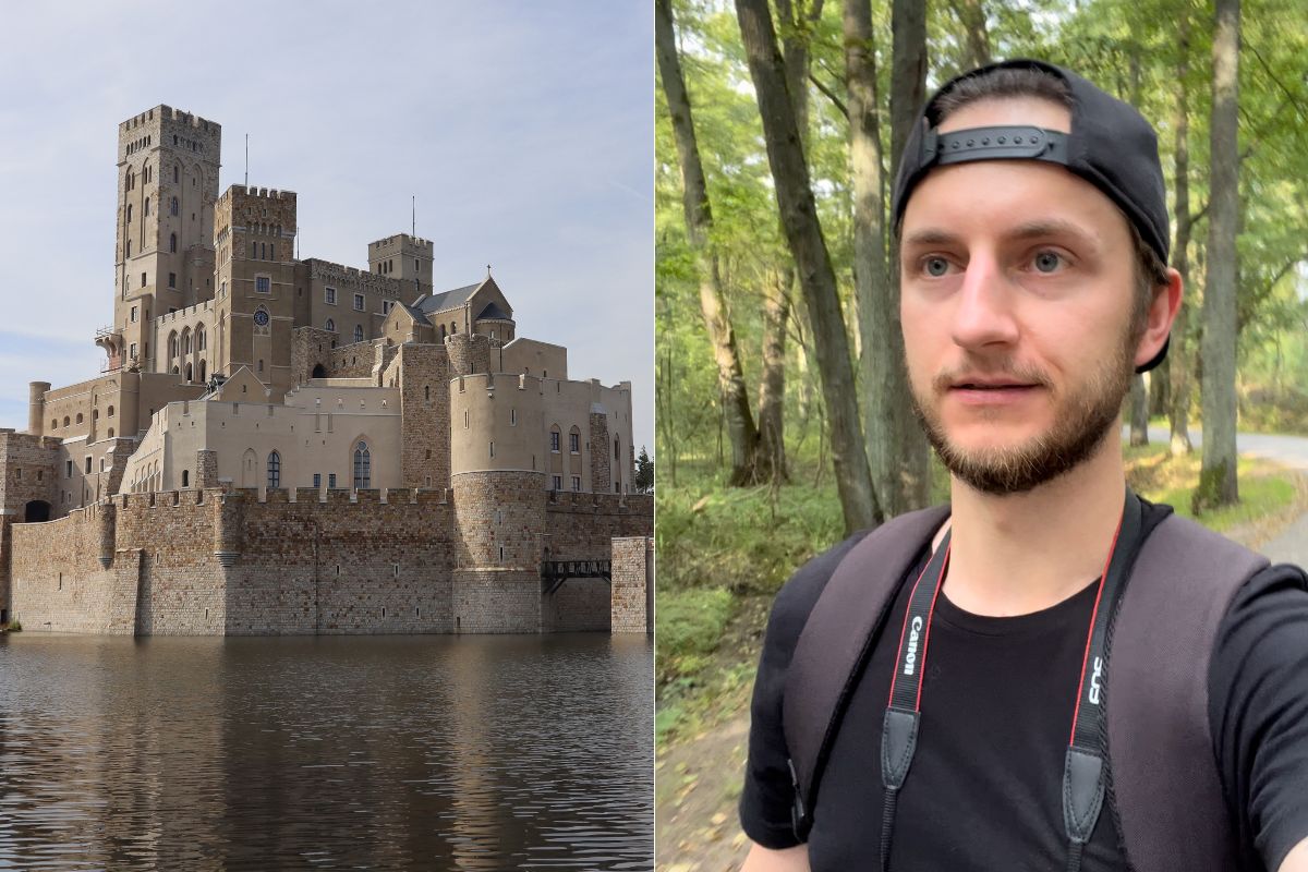 Obejrzeliśmy kontrowersyjny zamek w Stobnicy z bliska. Wniosek? Kuriozum… w pięknym miejscu!