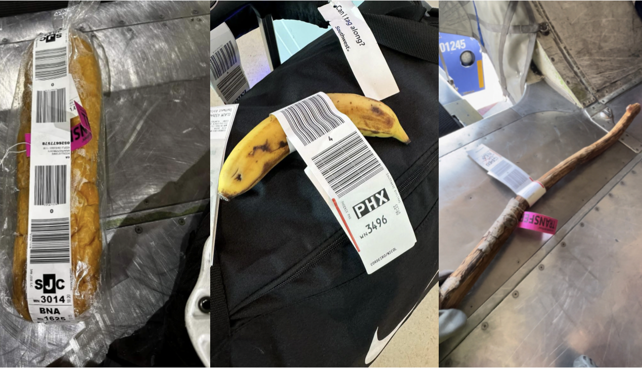 To nie żart! W tej taniej linii pasażerowie nadają jako bagaż banana i…drewniany kijek