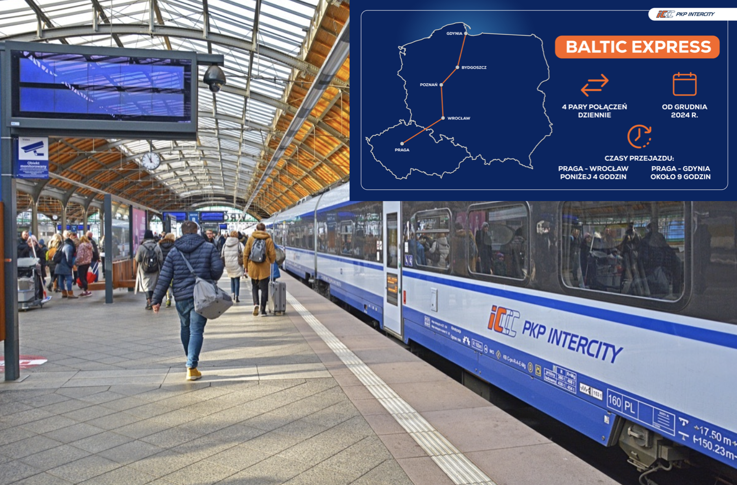 PKP Intercity zapowiada nową zagraniczną trasę. Rusza Baltic Express!