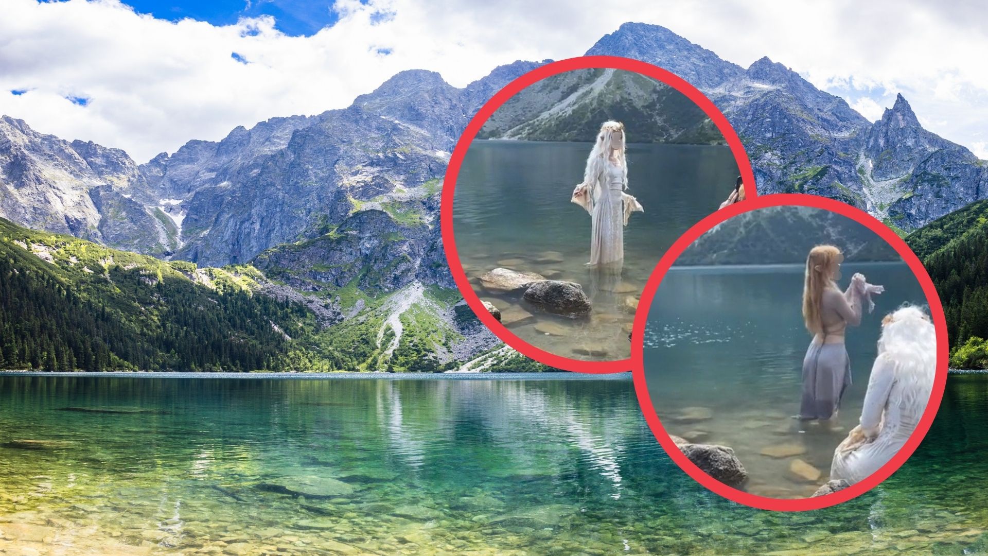 „Nimfy” zrobiły sobie sesję zdjęciową w Morskim Oku. Teraz szuka ich TPN