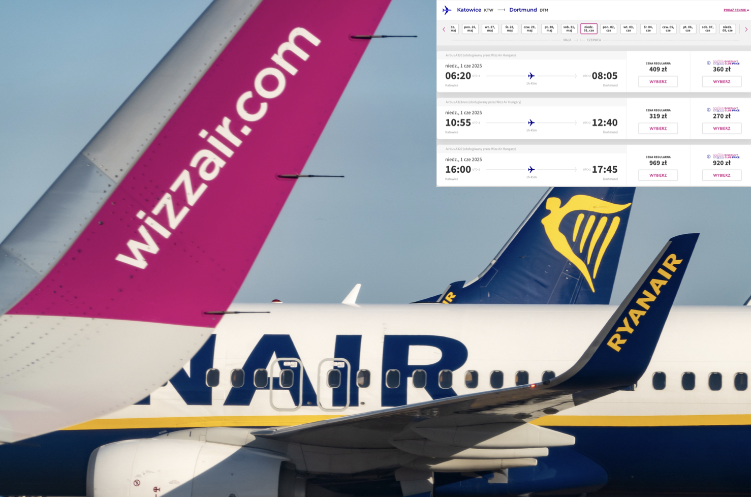 Nawet 3 loty dziennie! Wizz Air mocno urośnie na kluczowej trasie z Polski, którą wkrótce zawiesi Ryanair