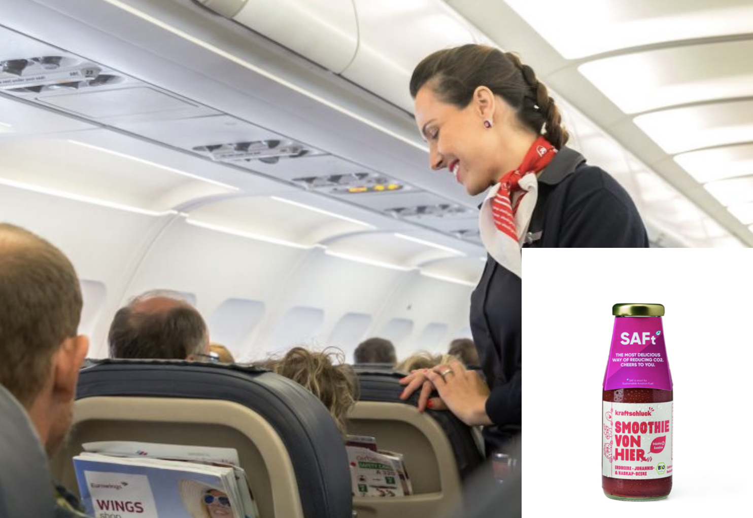 Tania linia sprzedaje w samolotach małe smoothie za 85 zł! Skusisz się? Tłumaczą, że mają dobry powód