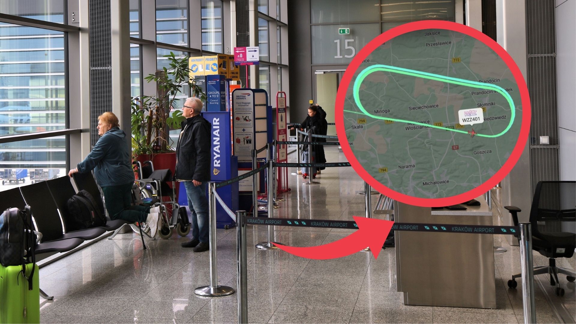 Przez 3 h krążyli nad lotniskiem w Krakowie. Zrobili 27 okrążeń i pobili rekord