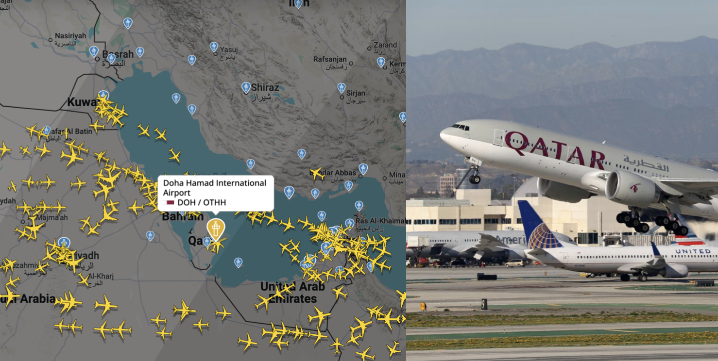 Iran wystrzelił rakiety – Katar zamyka przestrzeń powietrzną! Zapowiada się lotniczy chaos