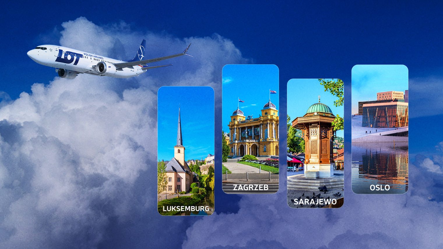 Wakacyjna „Szalona Środa” 🌤️🏙️ Europejskie wojaże z PLL LOT od 447 PLN
