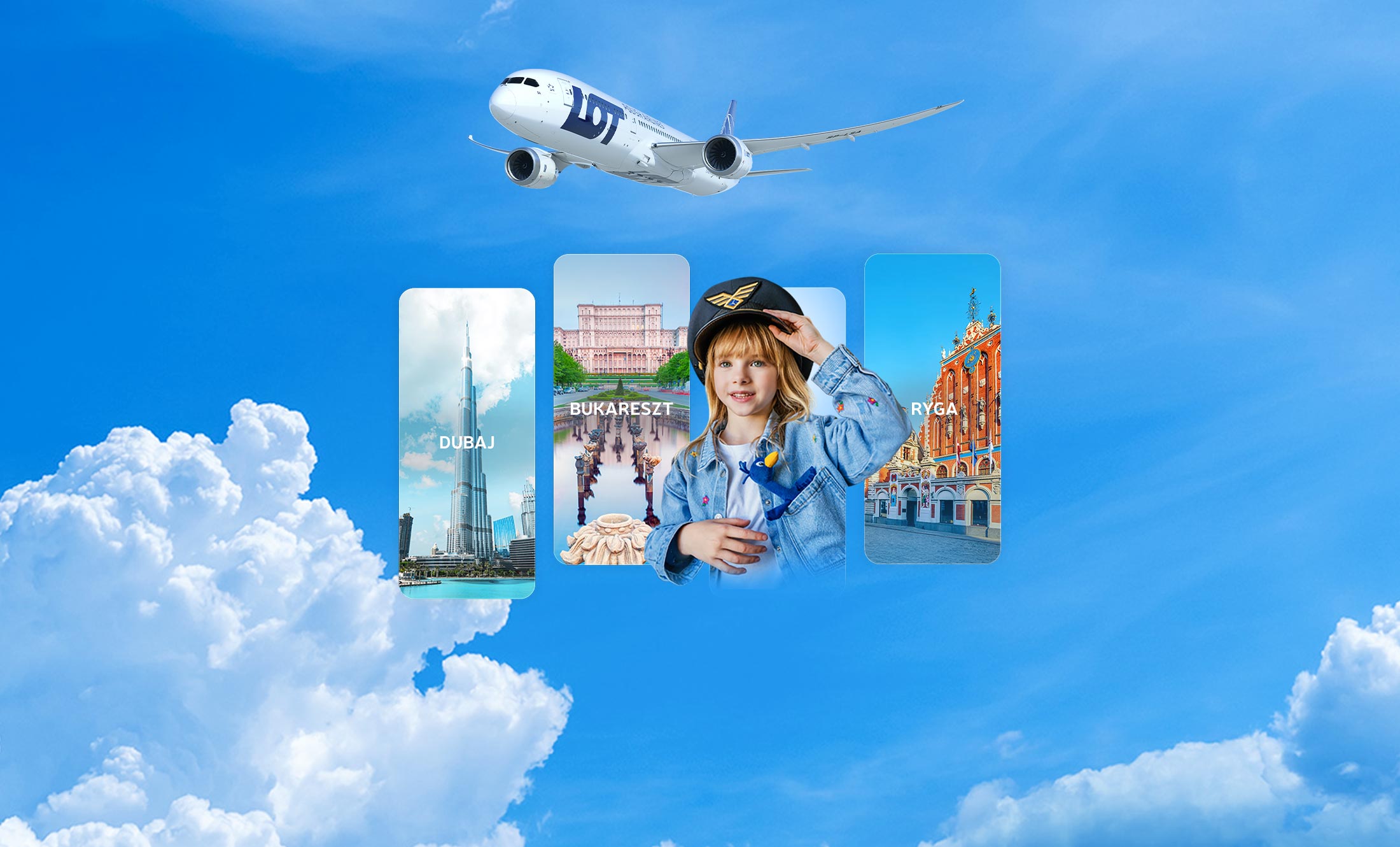 Szalona Środa w PLL LOT ♥️ Tanie loty po Europie i do Dubaju od 429 PLN 🛫