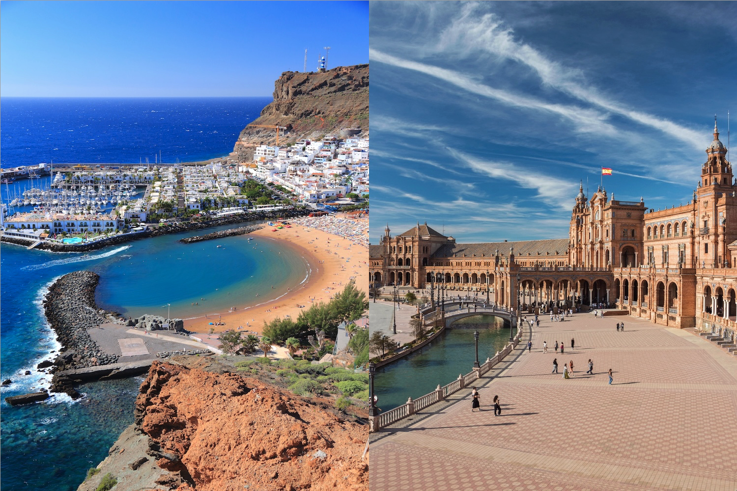 ☀️Dwa oblicza Hiszpanii 🌴🇪🇸 Gran Canaria + Sewilla za 429 PLN ✈️🤩