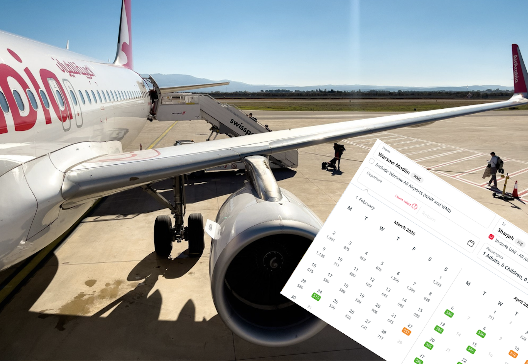 Air Arabia odwołuje 40 lotów z Modlina! Codzienne loty? Wiosną nie ma na to szans