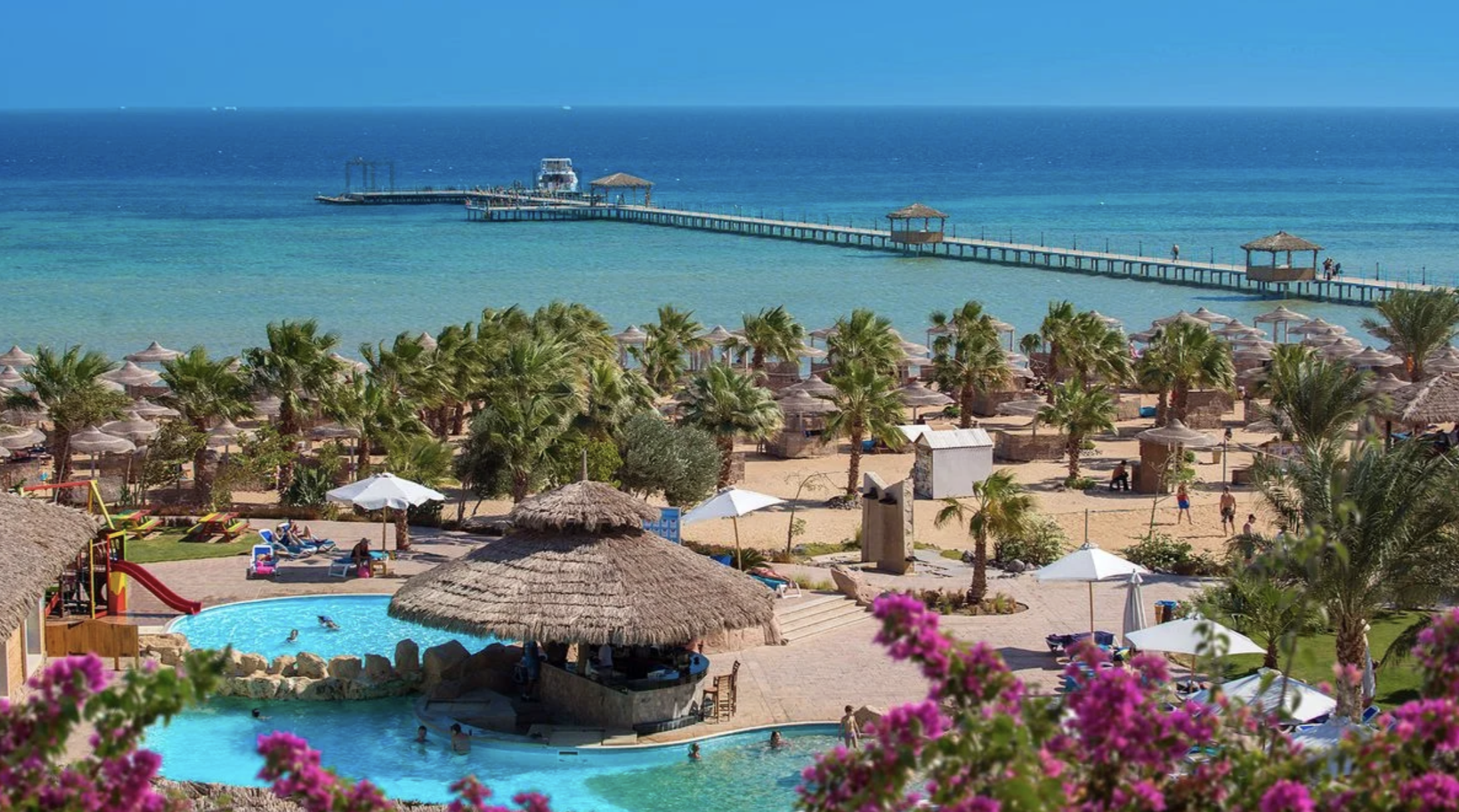 Egipski wypoczynek z aquaparkiem 🌊🏖️Tydzień w ⭐⭐⭐⭐ hotelu z all inclusive za 2399 PLN 🍹