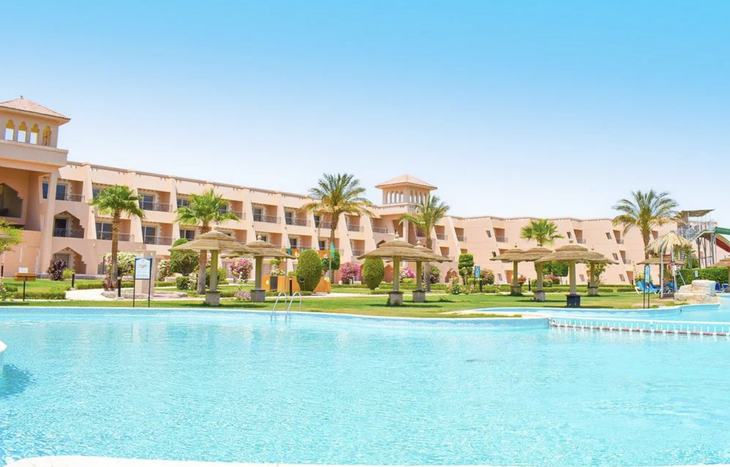 Egipski luksus w 5🌟 hotelu z basenem i zjeżdżalniami 🌊☀️ Tydzień z all inclusive za 2699 PLN ✨