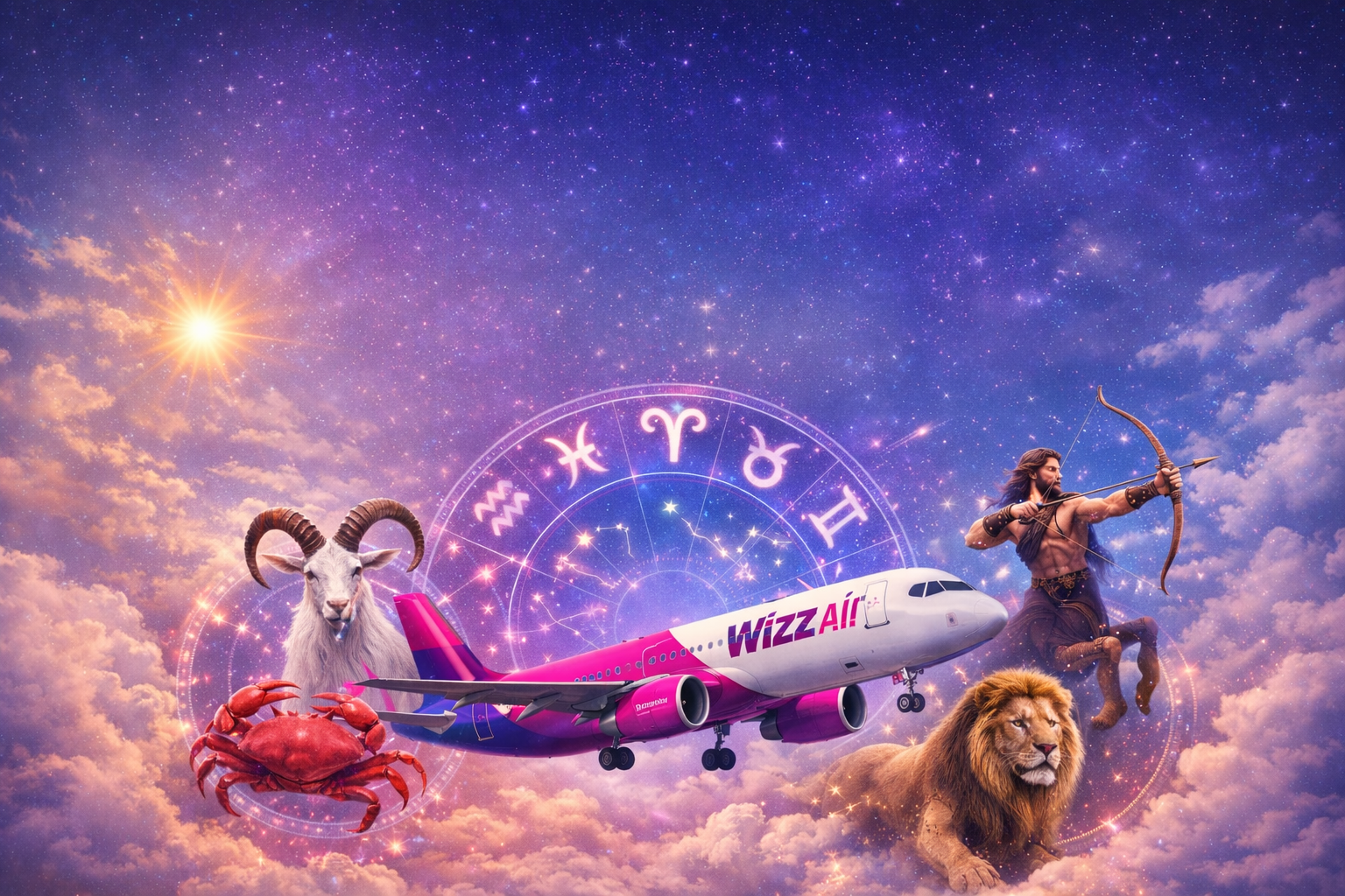 Wizz Air ujawnia: gwiazdy wpływają na podróżowanie. Sprawdź, co mówi Twój znak zodiaku