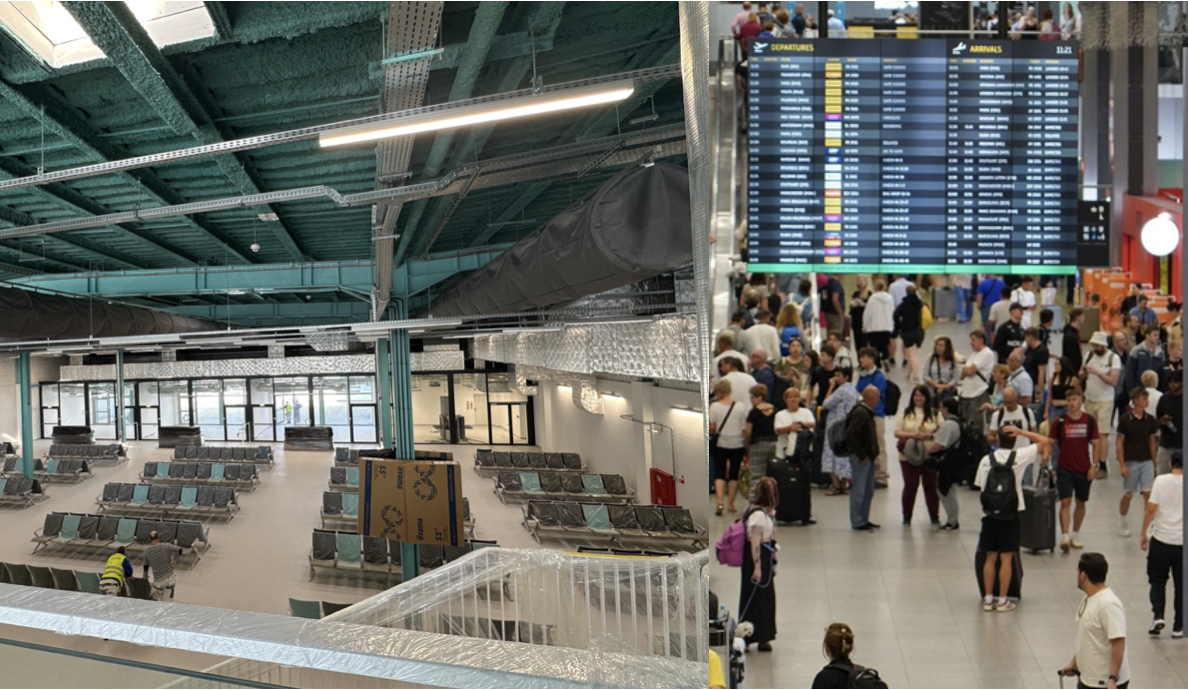 Koniec z tłumami w Krakow Airport. Znamy datę otwarcia PBZ i mamy zdjęcia!