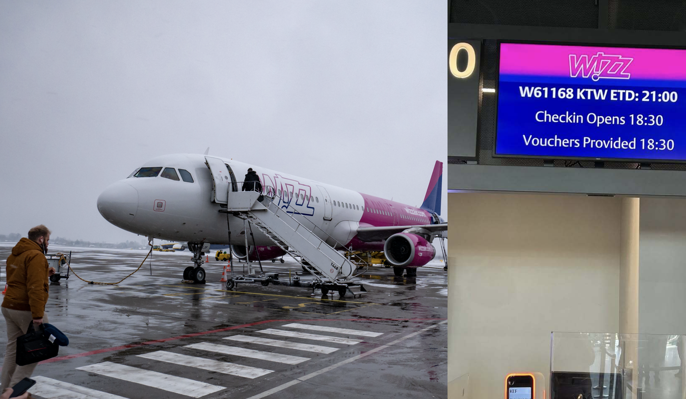 Ponad 230 pasażerów Wizz Aira z Polski uziemionych 27 godzin na Islandii. “Utknęliśmy bez pomocy na jednym z najdroższych lotnisk świata”