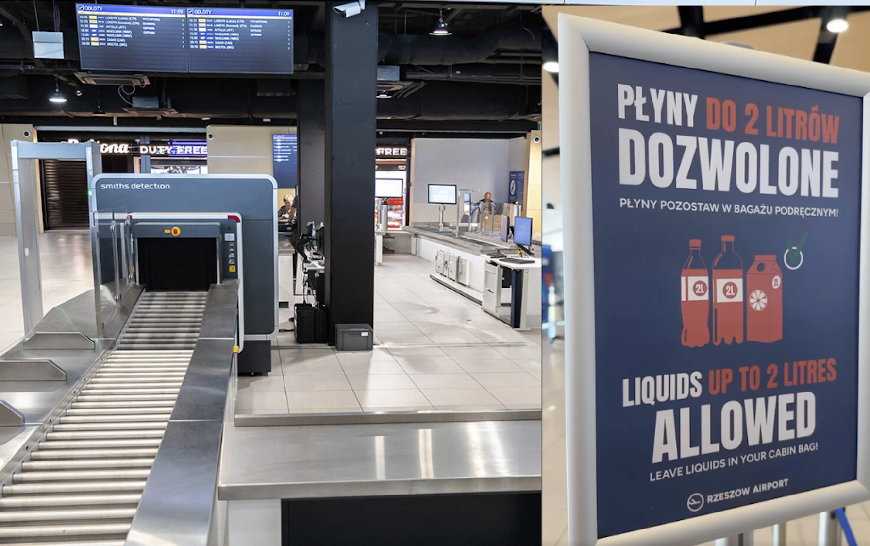 Kolejne lotnisko w Polsce znosi limit płynów! Za rok o tej porze będą już mieli nowoczesne skanery