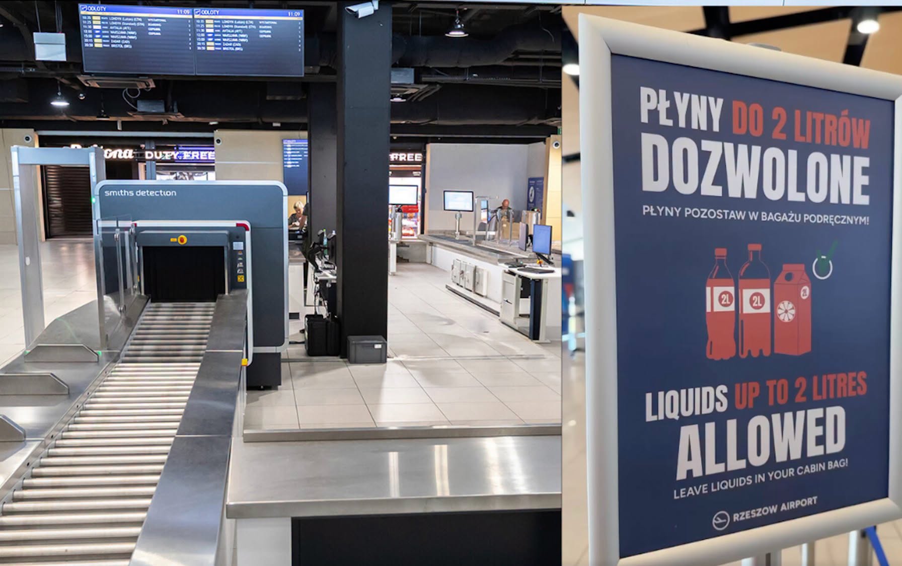 Lotnisko Chopina bez limitu płynów, ale na razie tylko dla nielicznych. Pierwsze skanery 3D już działają