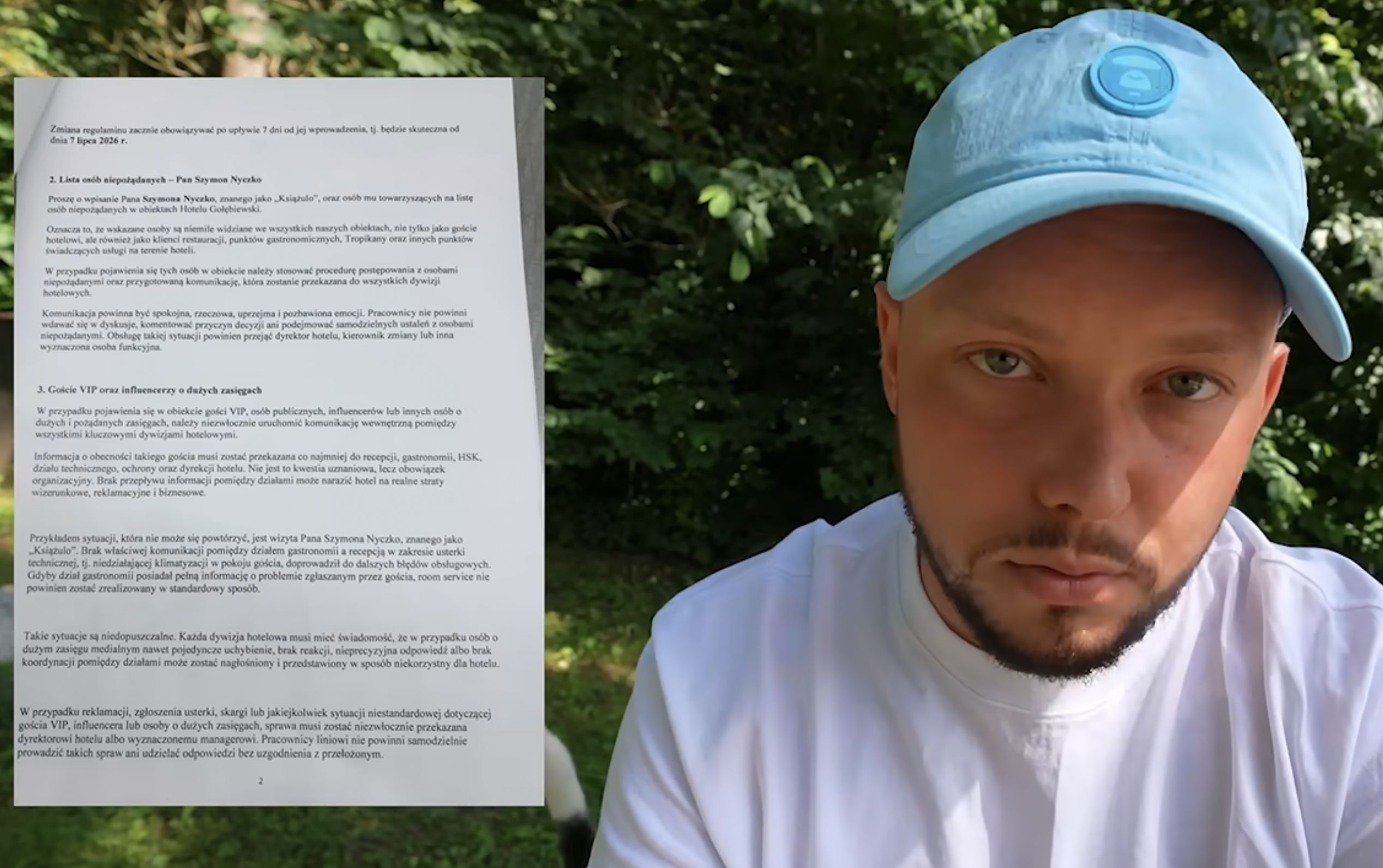 Książulo dostał zakaz wstępu do wszystkich hoteli Gołębiewski. Pokazał wewnętrzny dokument…i zakaz szybko cofnięto!