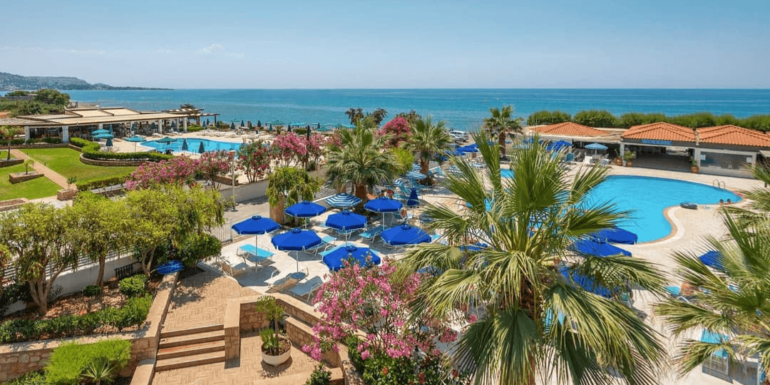 Rodos tuż przy plaży 🏖️ Hotel z basenem, śniadaniami i kolacjami w cenie 🌊🍷