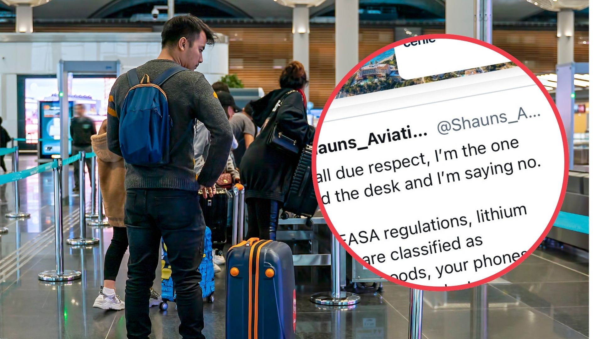Pracownik lotniska wywołał burzę w komentarzach. „Bzdura, przecież zawsze tak latam”