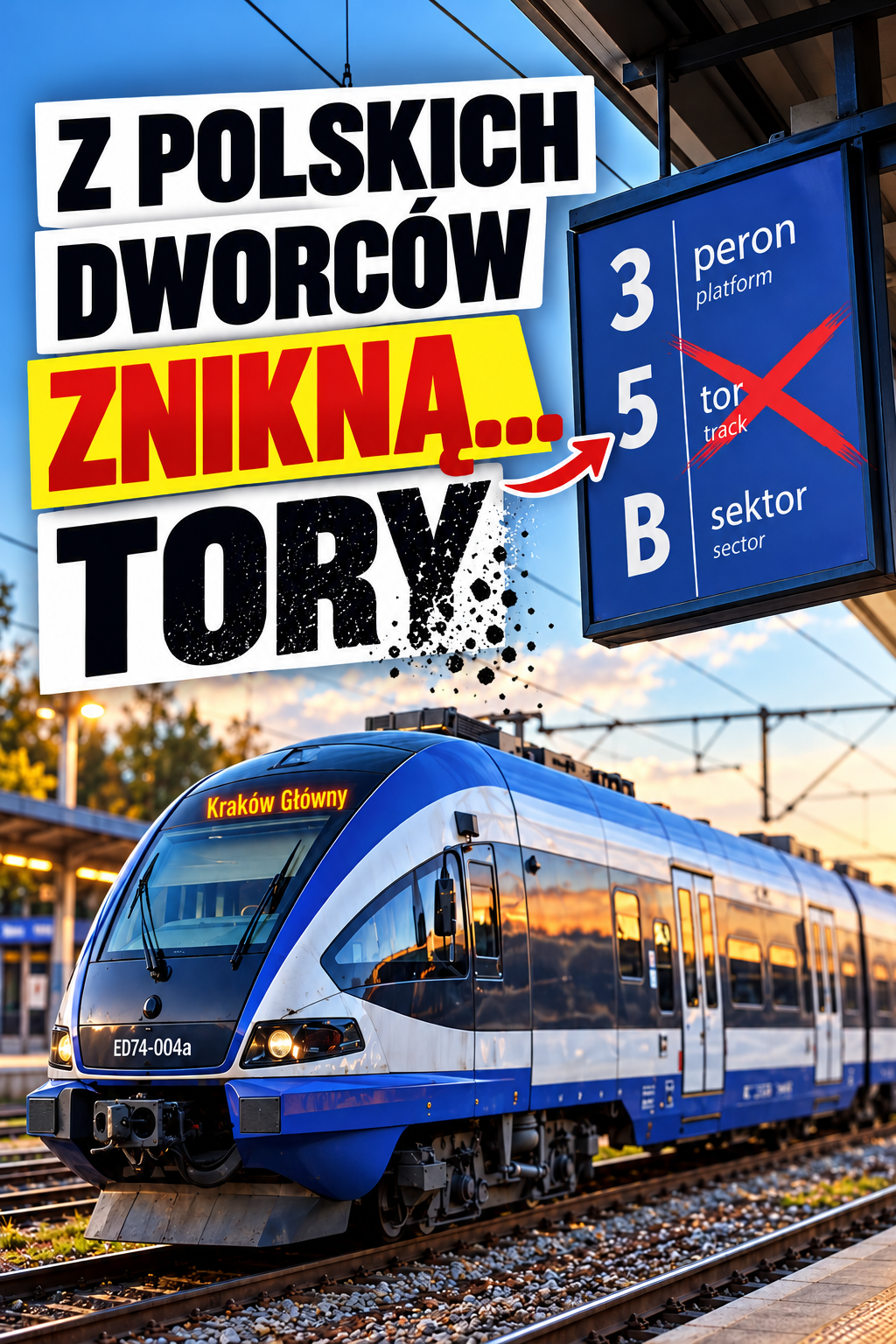 Znikają tory