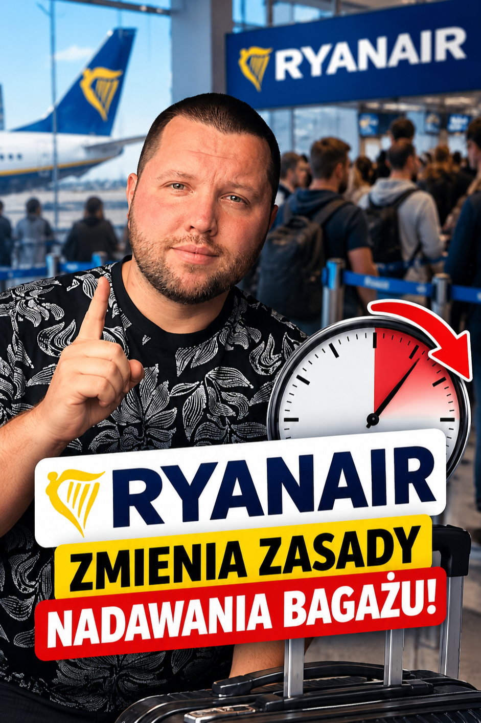 Ryanair zmienia zasady nadawania bagażu
