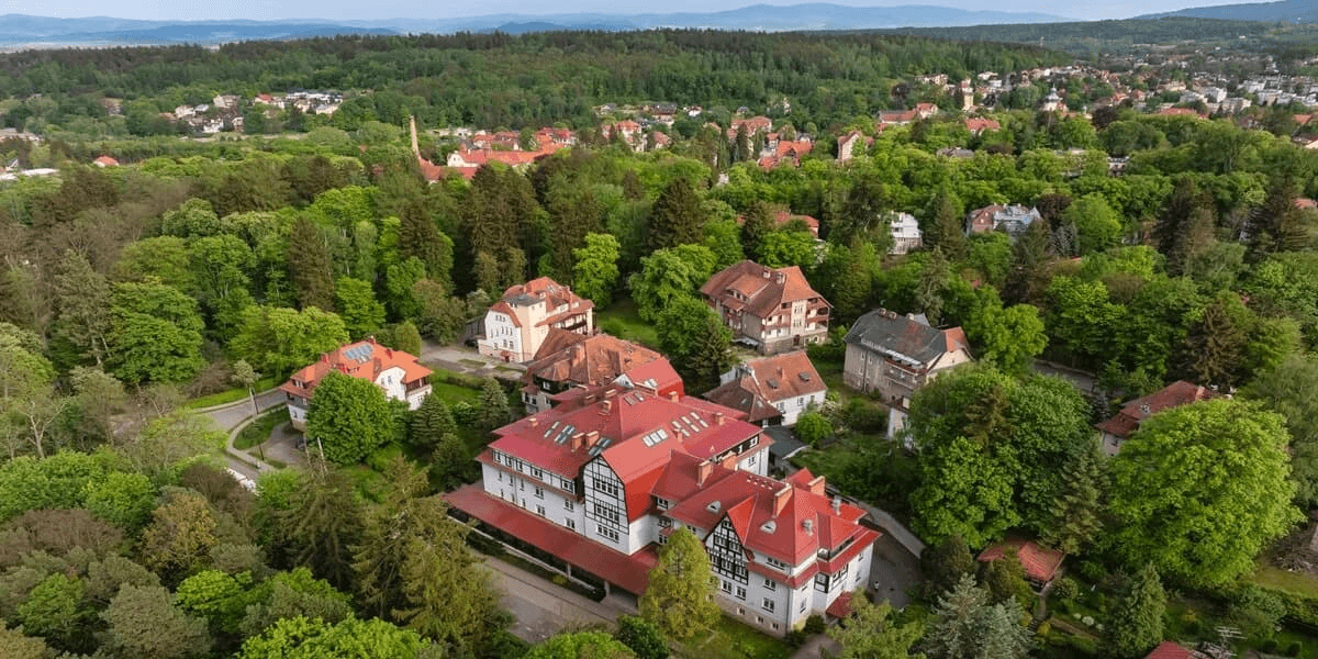 Medical Sensus z 2 posiłkami dziennie od 209 PLN/pokój 🌳 Park zdrojowy za oknem