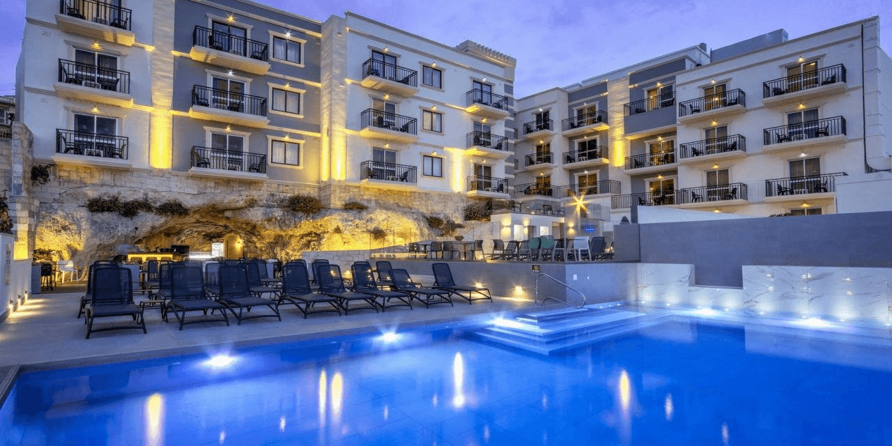 Wypad na Maltę za 1629 PLN 🇲🇹 4* Pergola Hotel & Spa z wyżywieniem